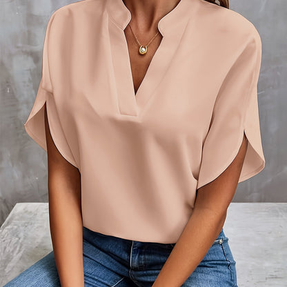 Lourdes® | Elegante zomerblouse met V-hals