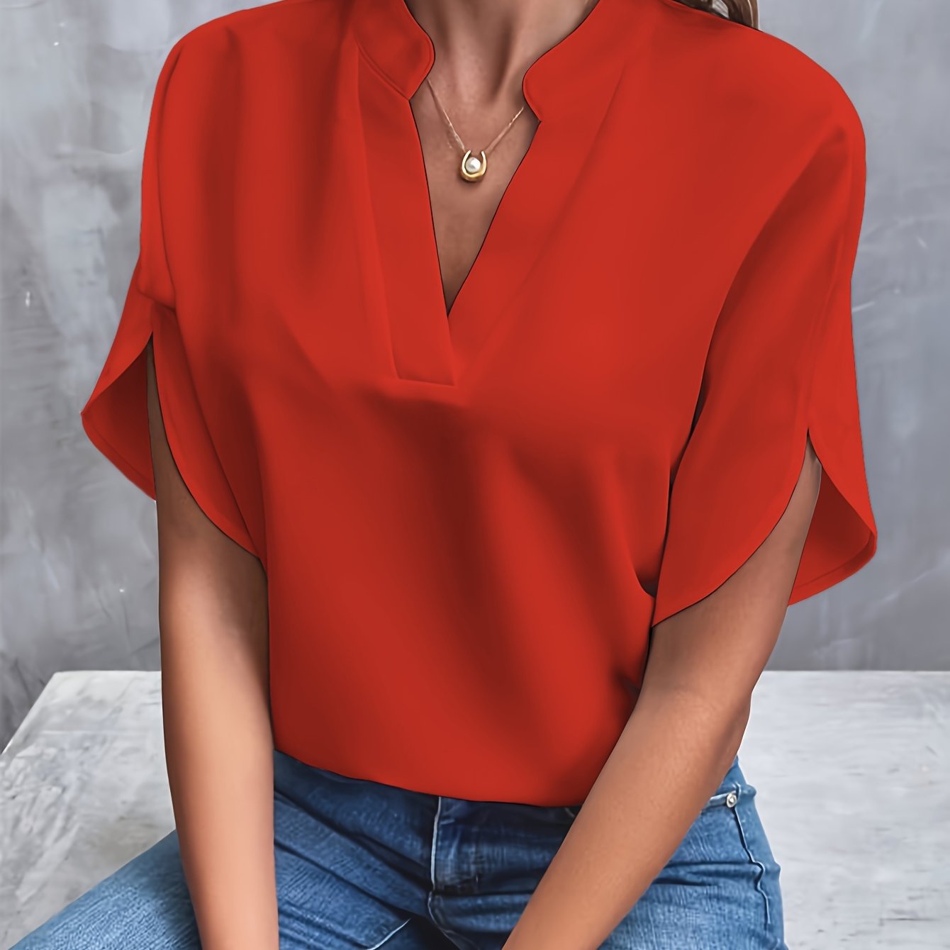 Marta® | Damesblouse met V-hals