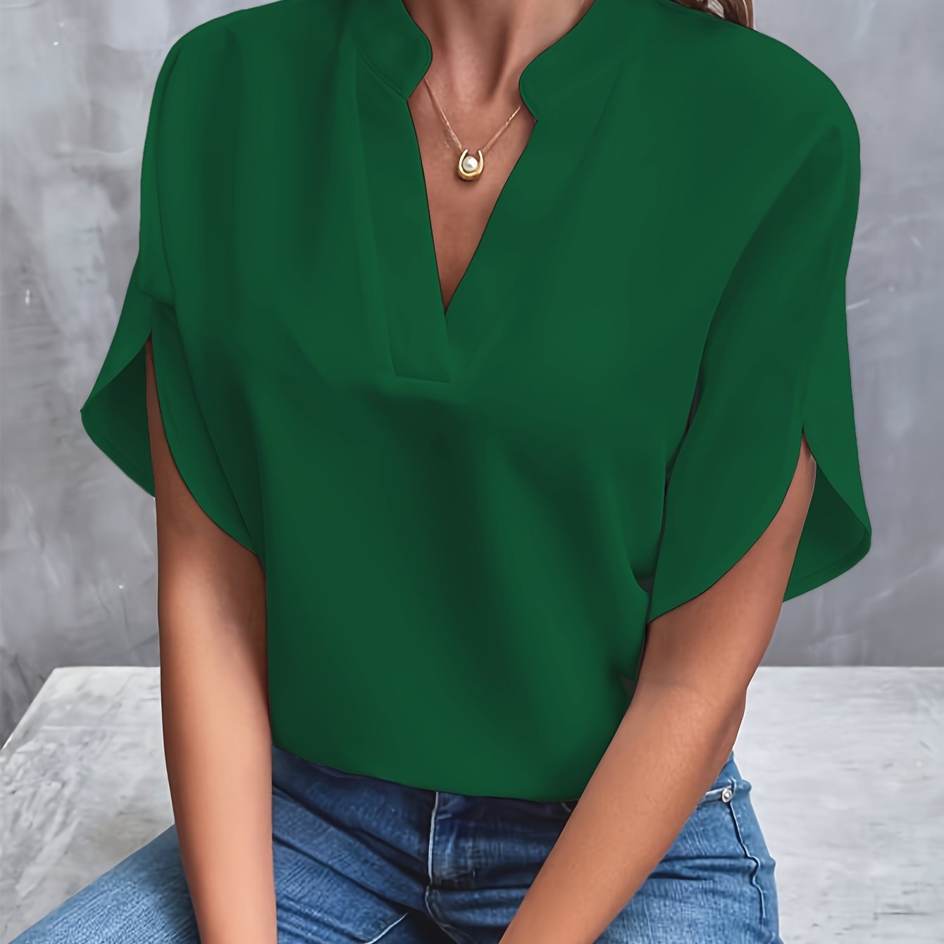 Brígida® | Elegante zomerblouse met V-hals