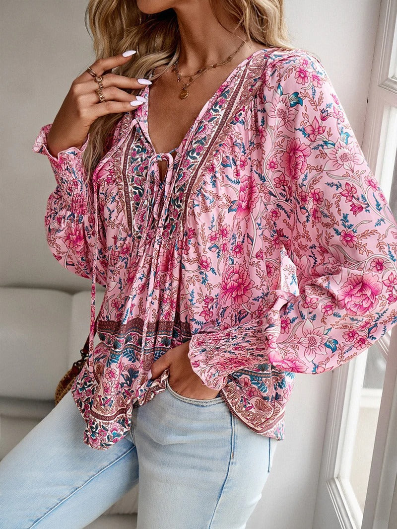 Severine® | Stijlvolle blouse met Kleurrijke bloemenprint voor dames