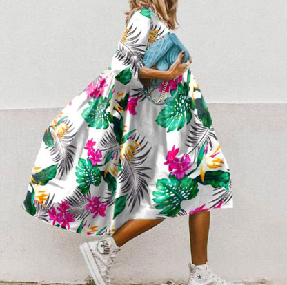 Margarita® | Oversized jurk met bloemenprint