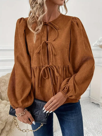 Pilar® | Stijlvolle corduroy blouse