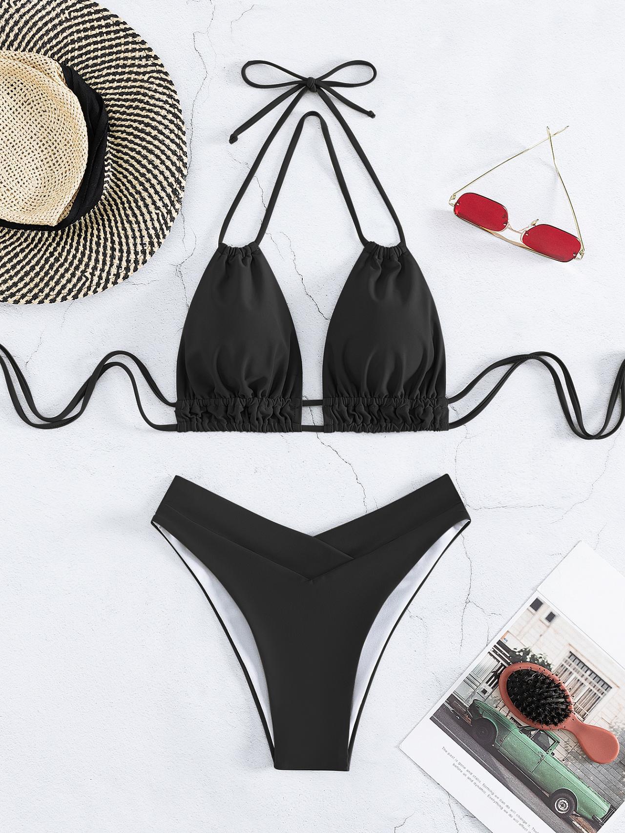 Talia® | Halternek bikini met strik