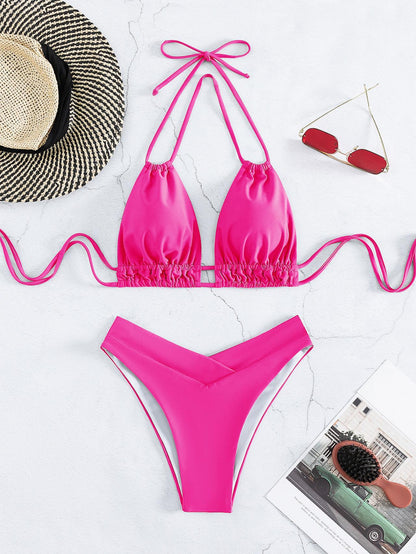 Talia® | Halternek bikini met strik