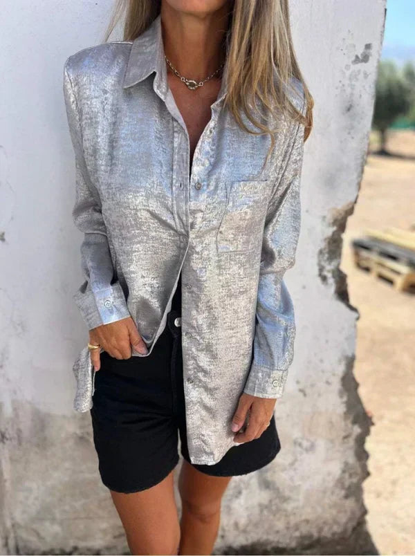 Jill® | Blouse in suède-look