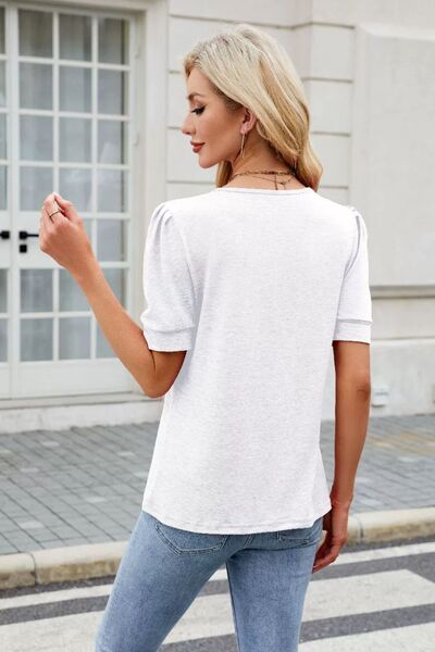 Isabel® | T-shirt met korte mouwen en ronde hals