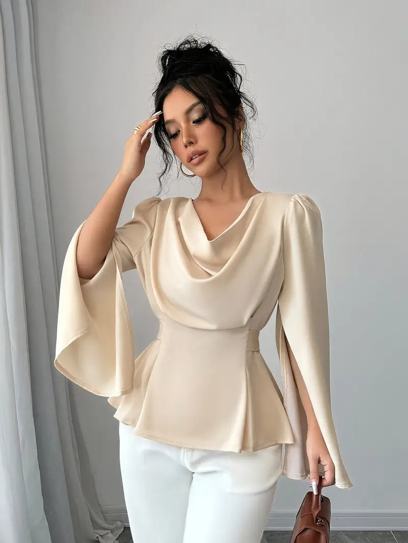 Ursina® | Elegante satijnen blouse