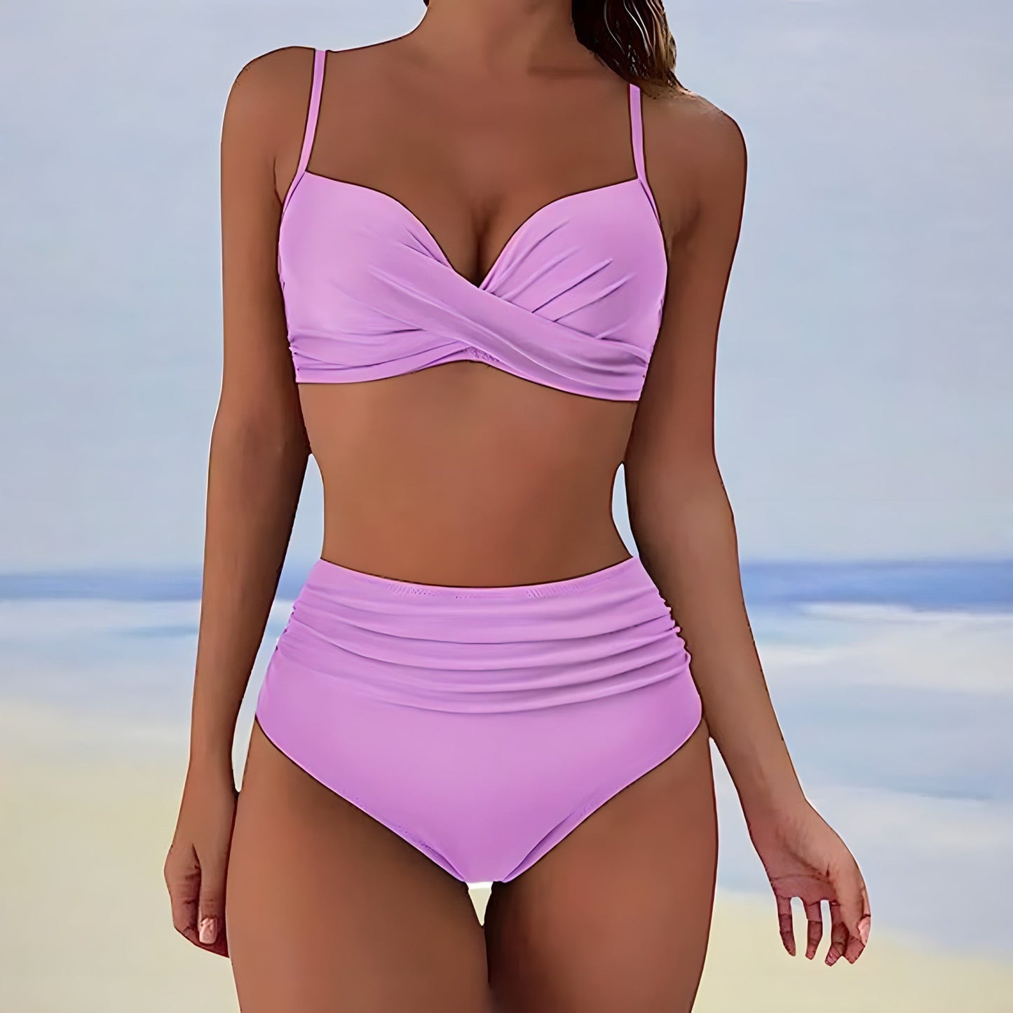 Verna® | Elegante bikini met hoge taille