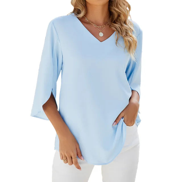 Wren® | Elegante blouse met een V-hals