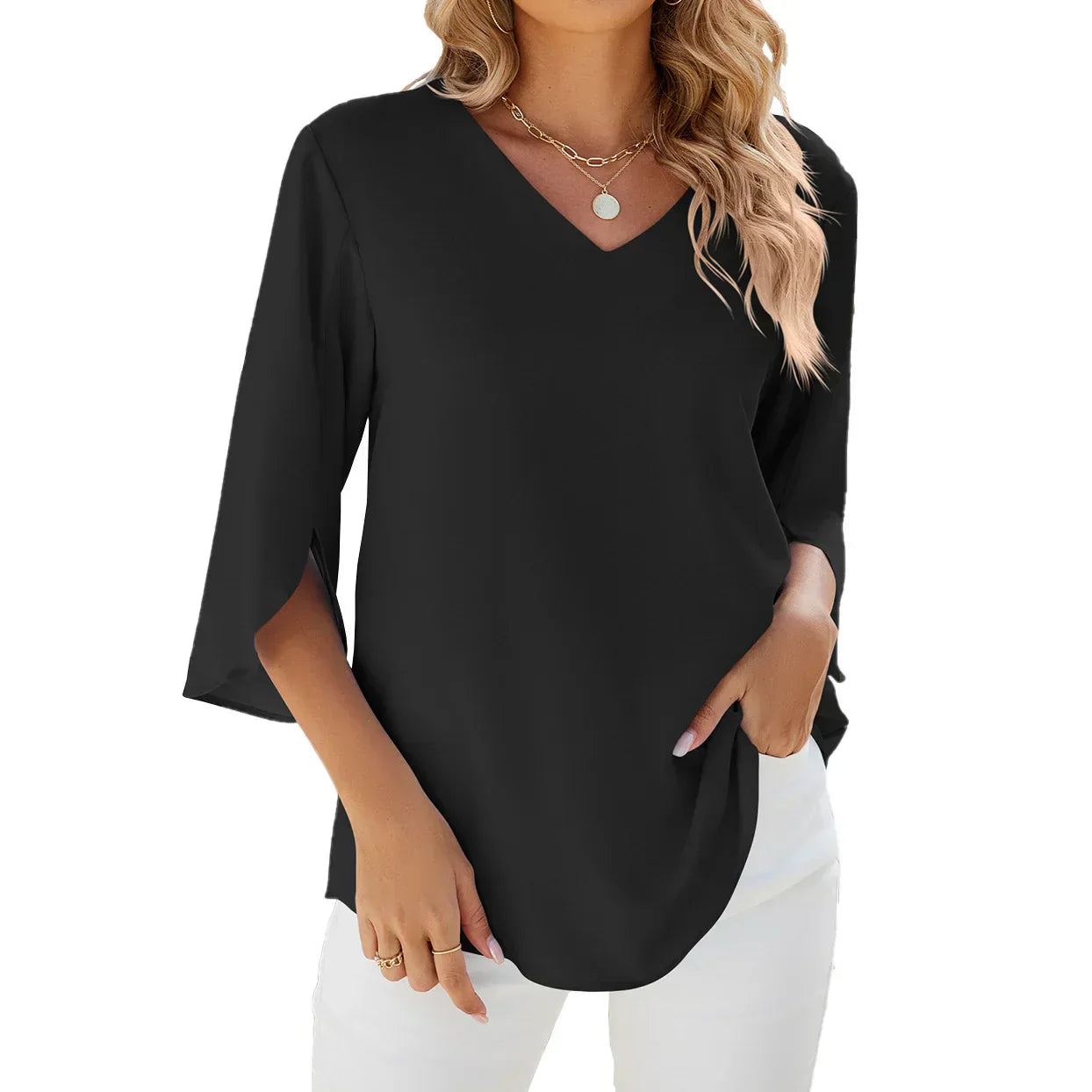 Wren® | Elegante blouse met een V-hals