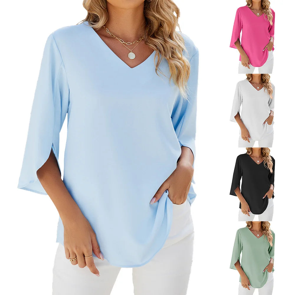 Wren® | Elegante blouse met een V-hals