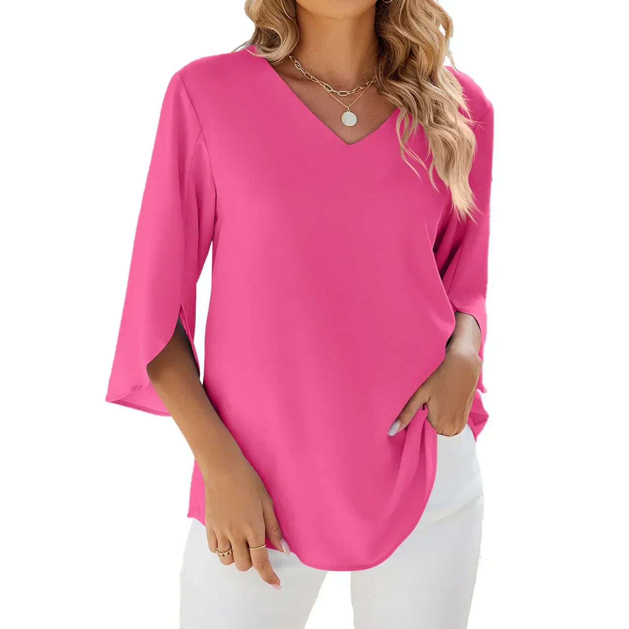 Wren® | Elegante blouse met een V-hals