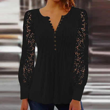 Aurora® | Elegante blouse met lange mouwen.