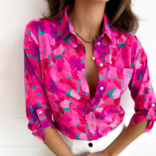 Ilka® | Elegante blouse met bloemenprint