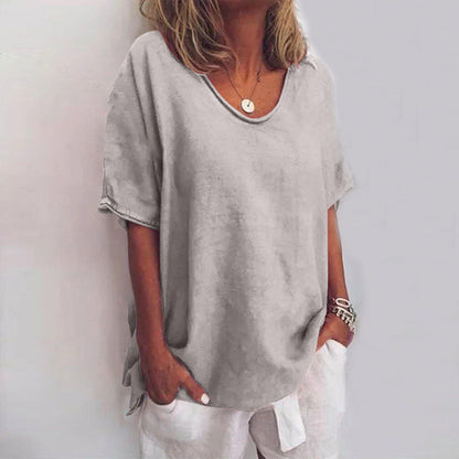 Marit® Casual oversized T-shirt met ronde halslijn