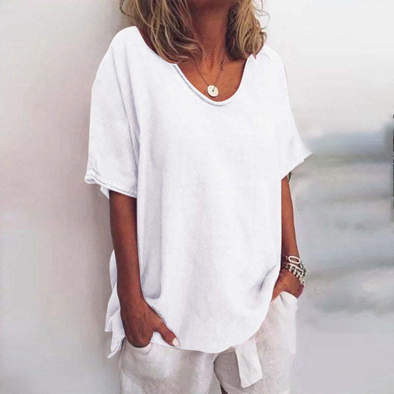 Marit® Casual oversized T-shirt met ronde halslijn