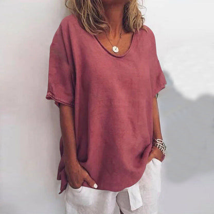 Marit® Casual oversized T-shirt met ronde halslijn