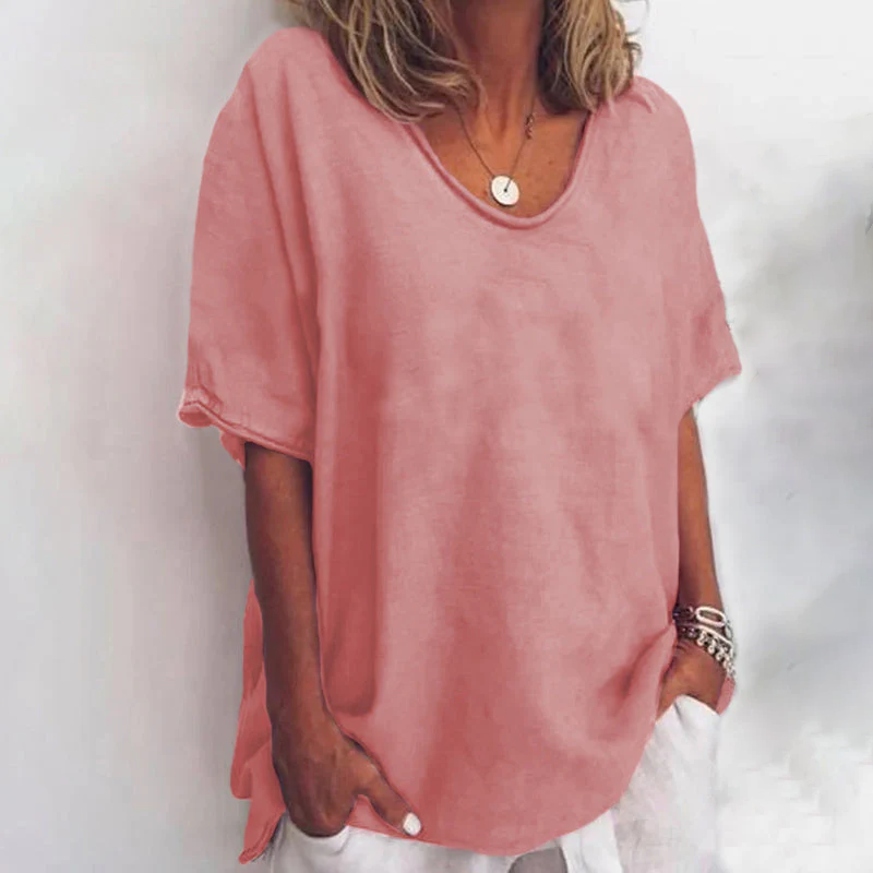 Marit® Casual oversized T-shirt met ronde halslijn