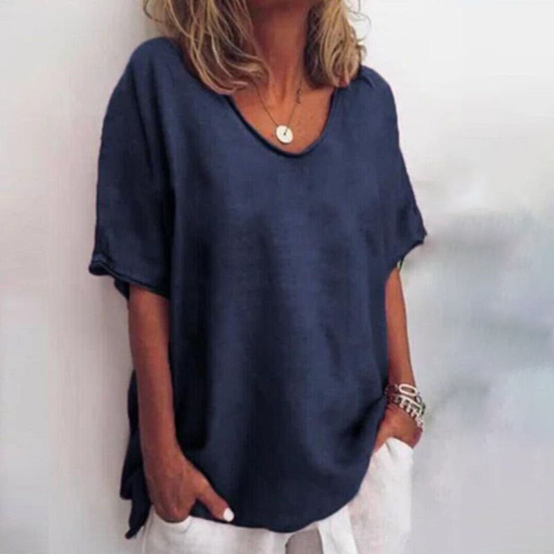 Marit® Casual oversized T-shirt met ronde halslijn