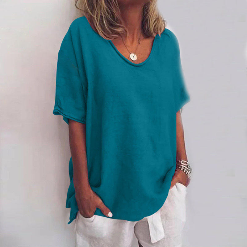 Marit® Casual oversized T-shirt met ronde halslijn