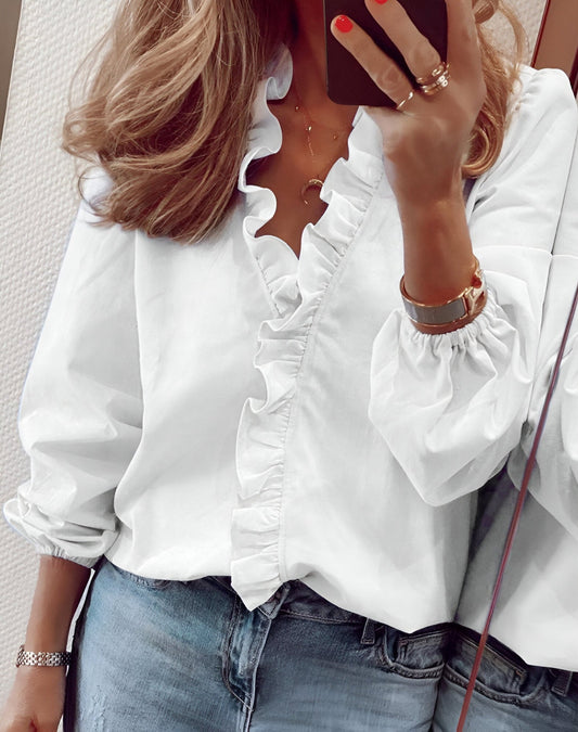 Myfanwy® | Blouse met lange mouwen