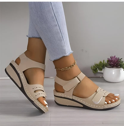 Allison® | Zachte, elegante sandalen met sleehak