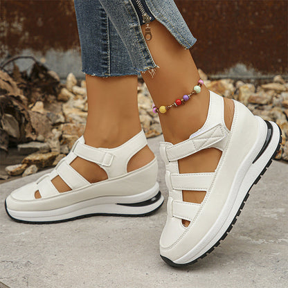 Renata® | Orthopedische sneakersandalen van plantaardig leer